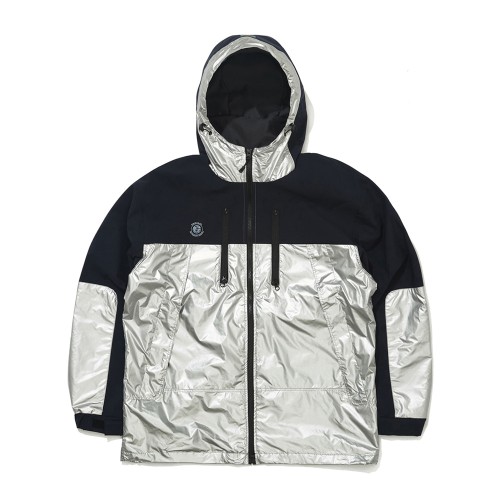 Куртка горнолыжная BSRABBIT Mmm Windbreaker Hooded Stretch Jacket Silver/Navy 2023, фото 1