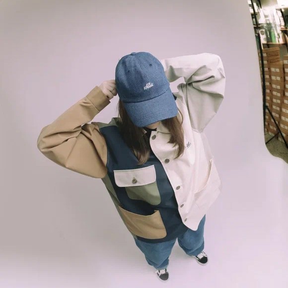 Кепка BSRABBIT Logo Denim Cap Blue 2023 фото 2