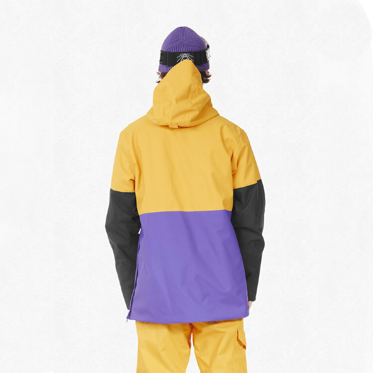 Куртка-анорак для сноуборда мужская PICTURE ORGANIC Trifid Jkt Yellow Black 2021, фото 2