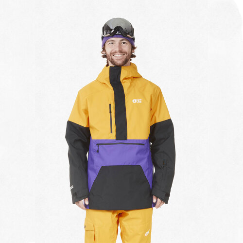 Куртка-анорак для сноуборда мужская PICTURE ORGANIC Trifid Jkt  Yellow Black 2021, фото 1