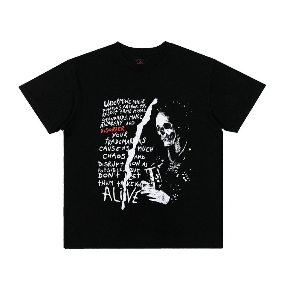 Футболка DISORDER SKATEBOARDS Viscous Ss Tee Vintage Black
