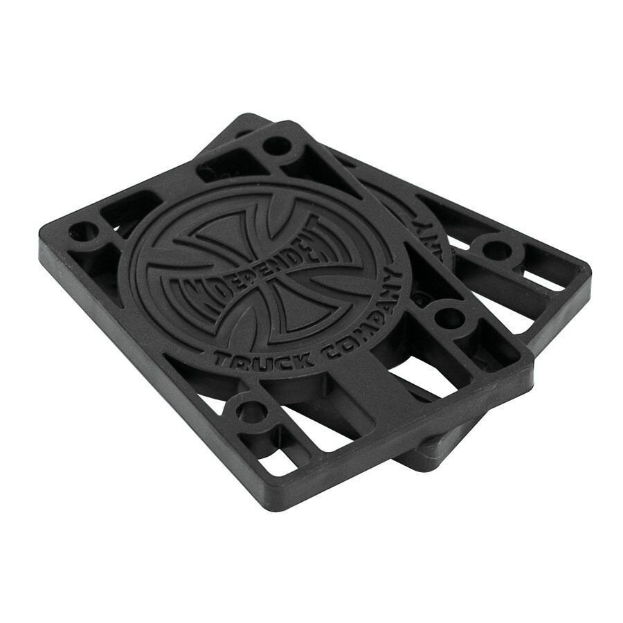 Подкладки для скейтборда INDEPENDENT Risers Black 1/8 2021