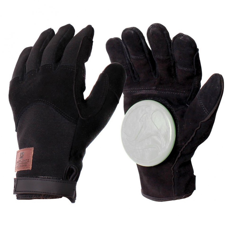фото Перчатки landyachtz freeride leather patch slide gloves
