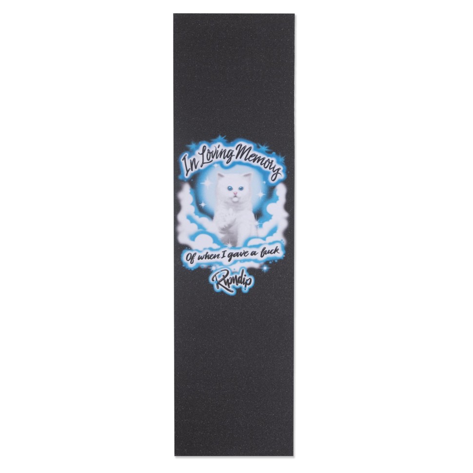 Шкурка для скейтборда RIPNDIP In Loving Memory Grip Tape FW25 Black