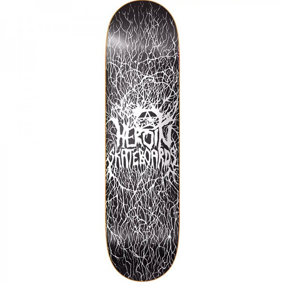 

Дека для скейтборда HEROIN Roots Deck 8.5, Черный;белый