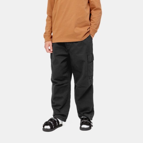 Брюки CARHARTT WIP Cole Cargo Pant Black (Garment Dyed) 2023, фото 1