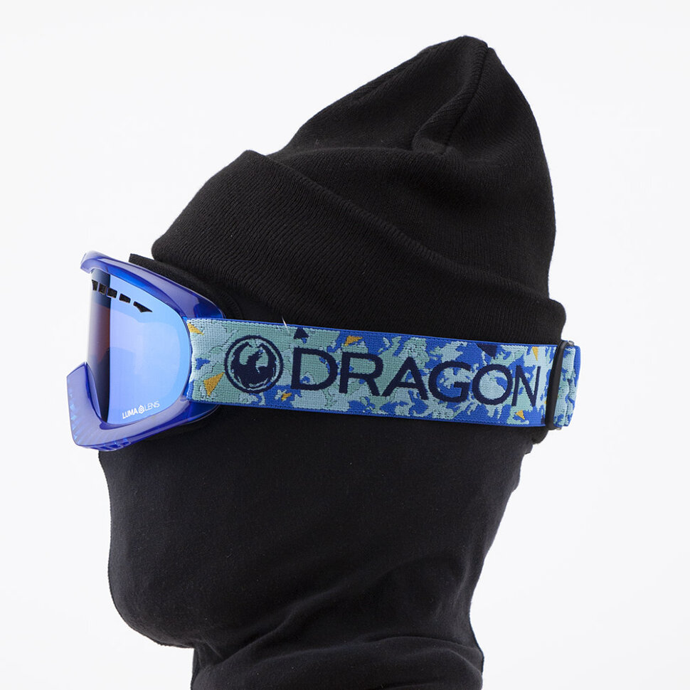 фото Маска горнолыжная dragon dx ion light ice/ll blue ion 2021