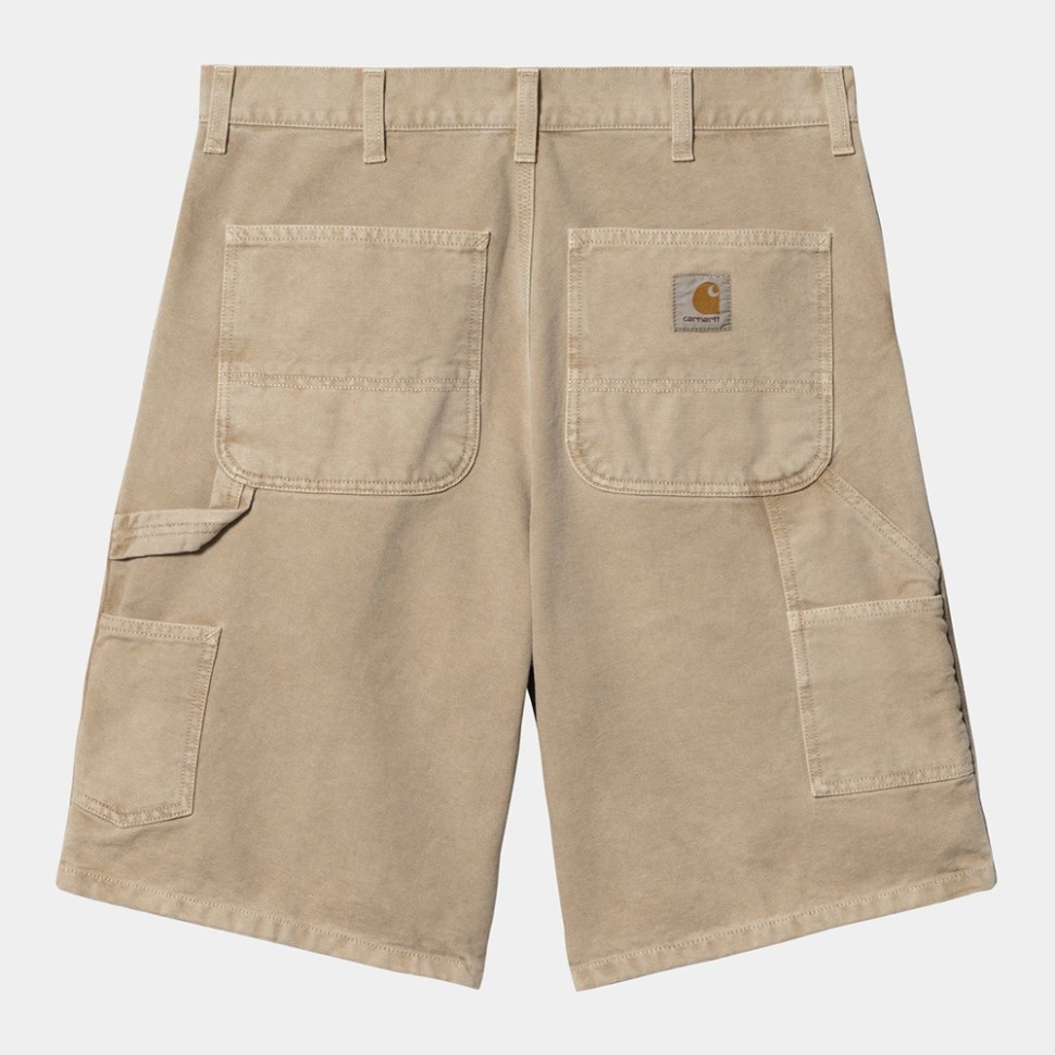 Шорты CARHARTT WIP Double Knee Short Dusty H Brown (Faded) 2023 4064958526148 - фото 2