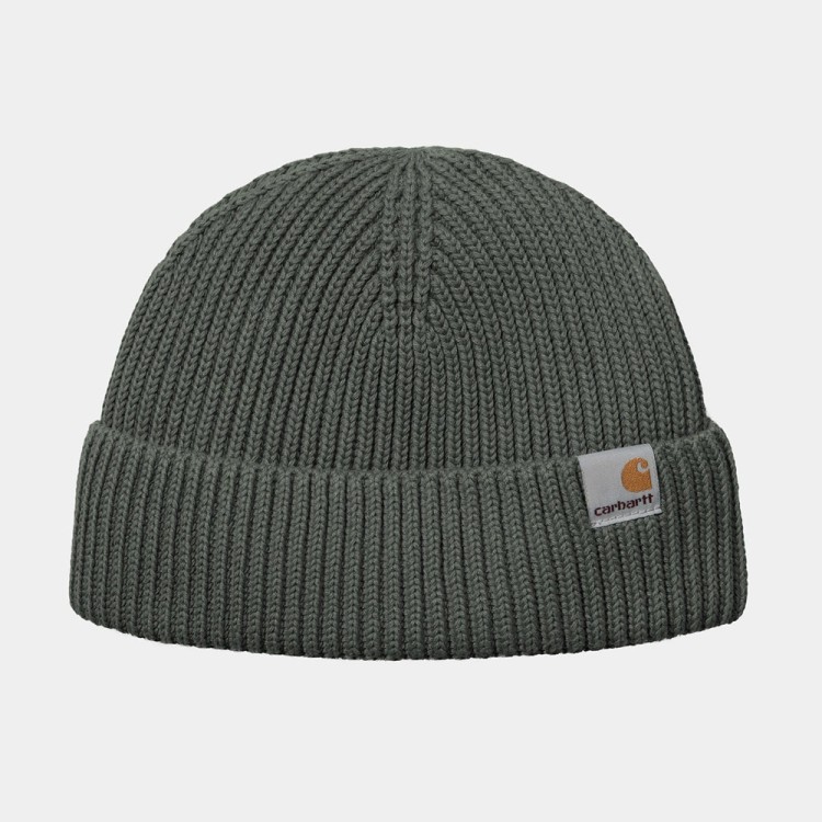 Dark grey carhartt beanie hot sale
