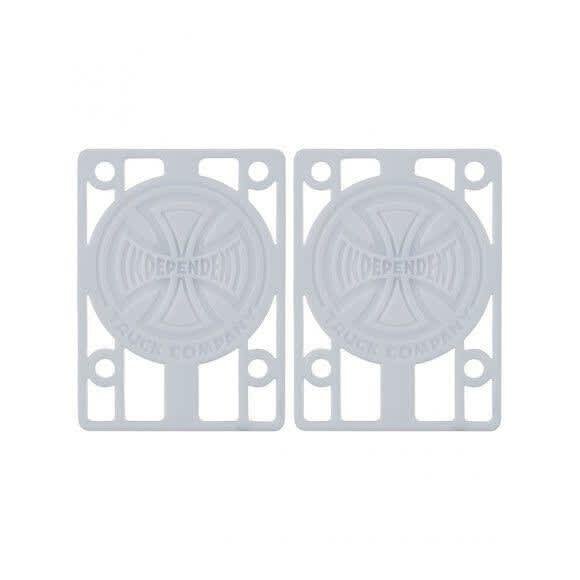 Подкладки для скейтборда INDEPENDENT Risers White 1/8 2021
