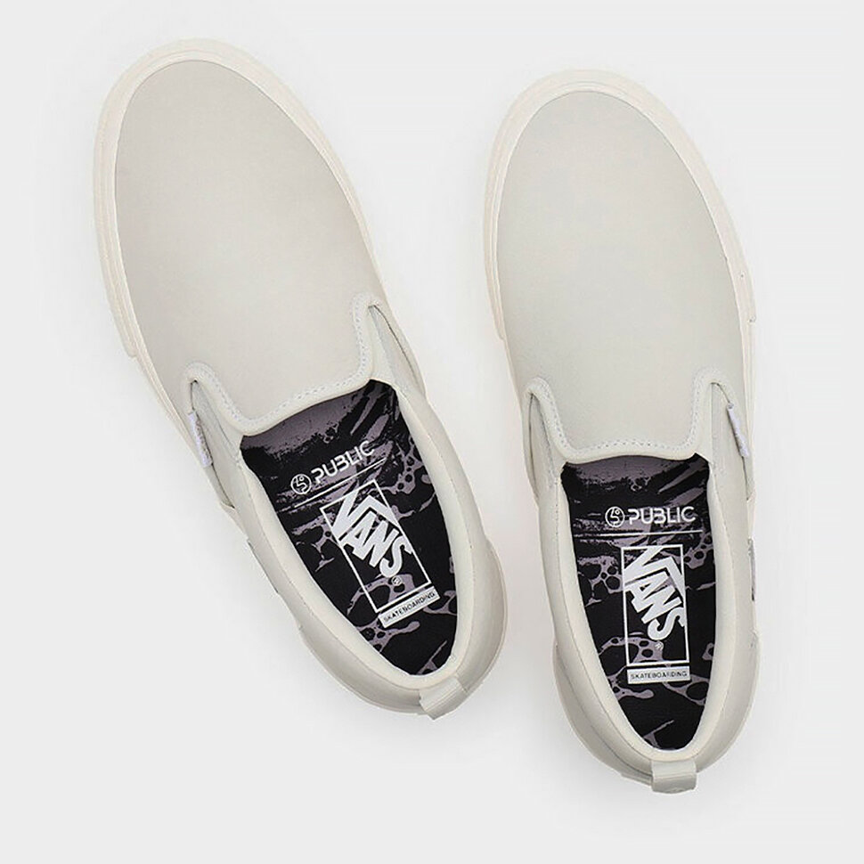 фото Кеды vans mn skate slip-on (public) gray 2022