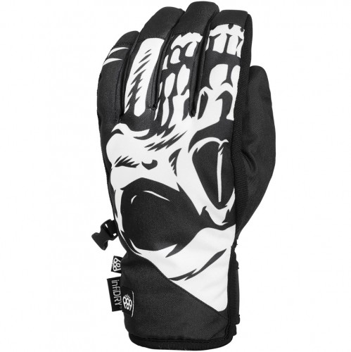 Перчатки для сноуборда мужские 686 Mns Ruckus Pipe Glove Black Reaper, фото 1