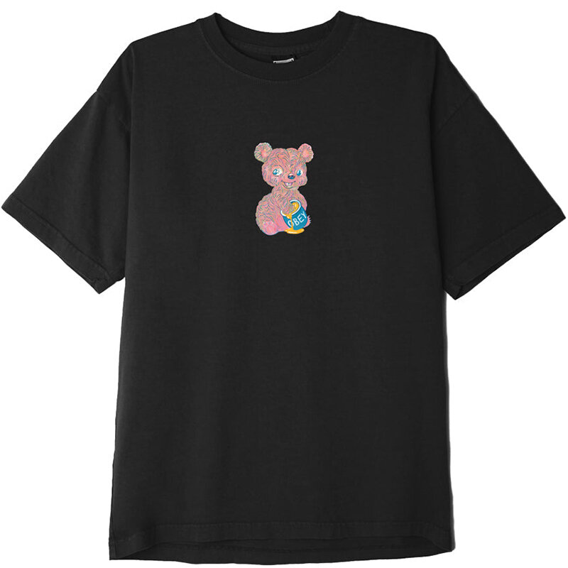 фото Футболка obey honey bear off black 2022
