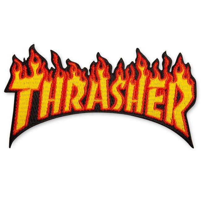 Нашивка THRASHER Flame Patch  2023