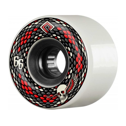 Колеса для скейтборда для cкейтборда POWELL PERALTA Snakes White 66  мм 2020, фото 1