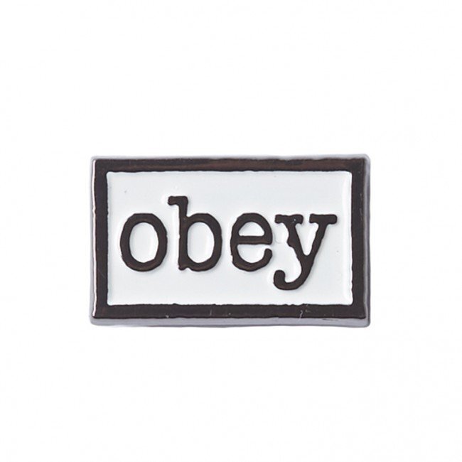Значок OBEY Black/White 2020, фото 1