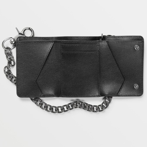 Кошелек VOLCOM Pistol Leather Wallet FW25 Black, фото 2
