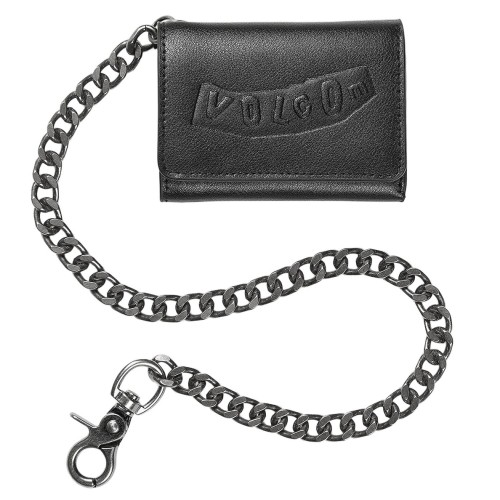 Кошелек VOLCOM Pistol Leather Wallet FW25 Black, фото 1