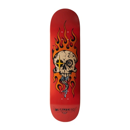 Дека для скейтборда КОАЛИЦИЯ Skull In Flames FW25 8.25 Дюйм, фото 1