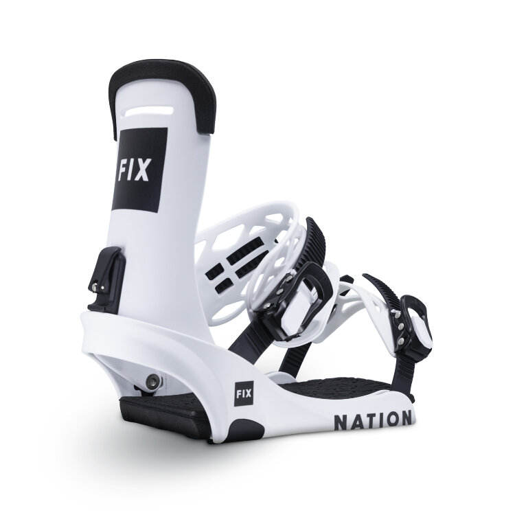 Крепления для сноуборда FIX Nation Series White 2023, фото 1