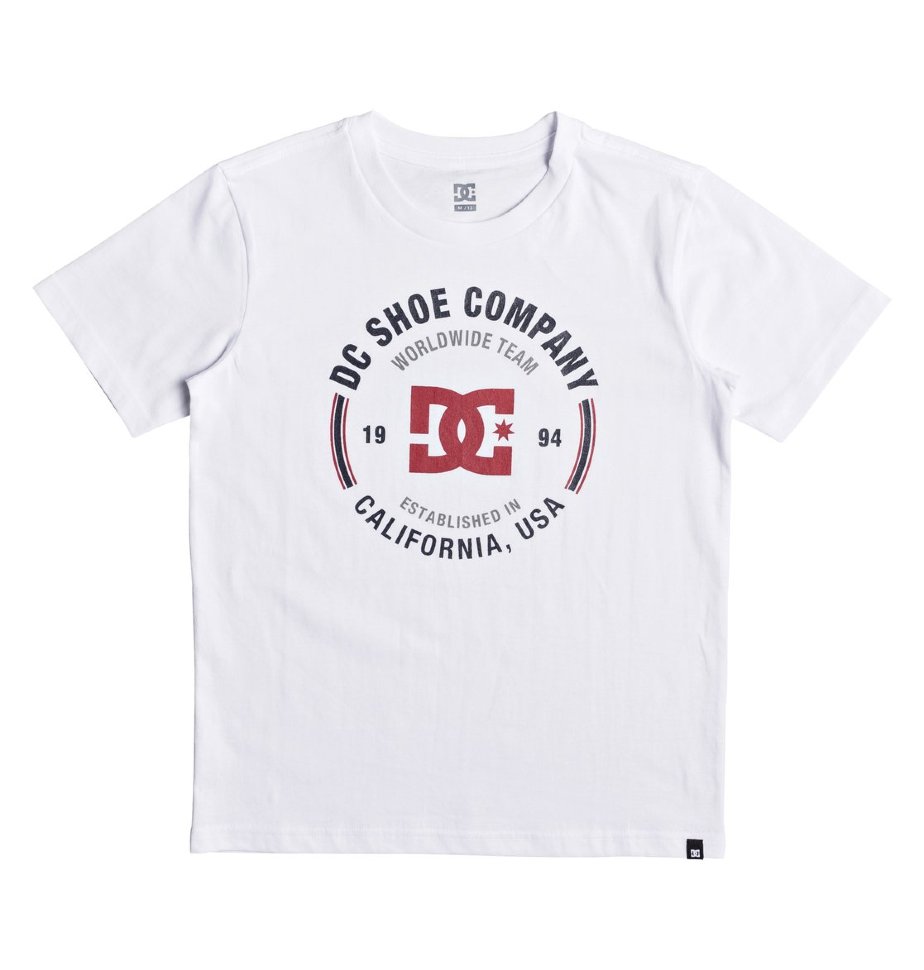 

Футболка для мальчиков-подростков DC SHOES Team Persist Ss B Snow White, Белый