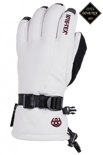 Перчатки для сноуборда женские 686 Wms Gore-Tex Linear Glove White, фото 1