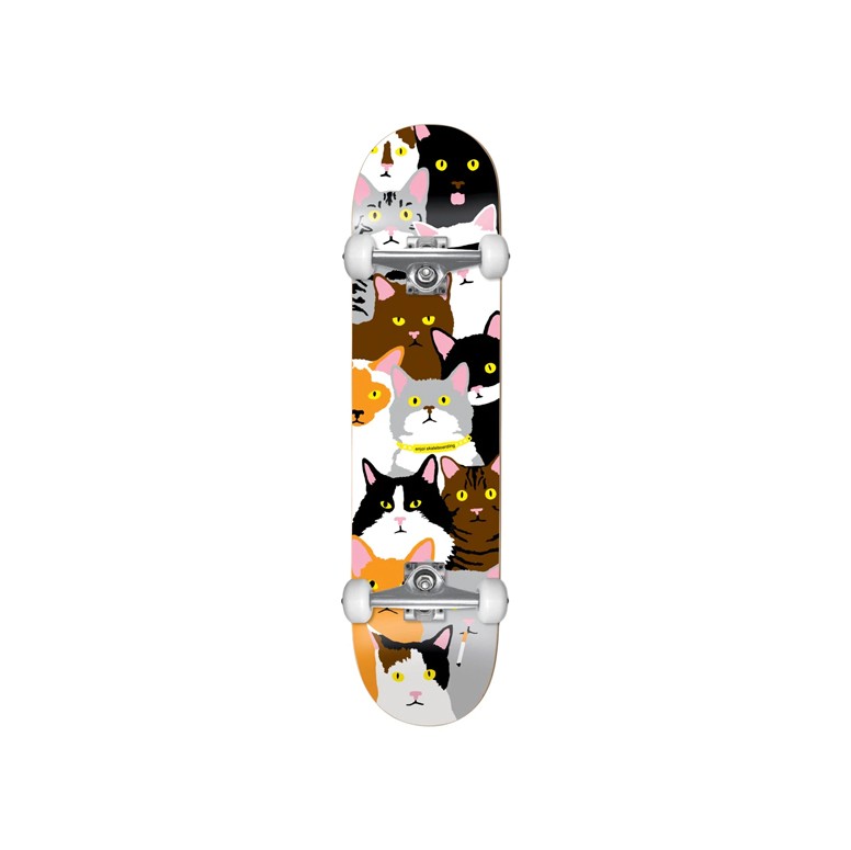 Комплект скейтборд ENJOI Cat Collage Yth Fp  7 дюйм 2022