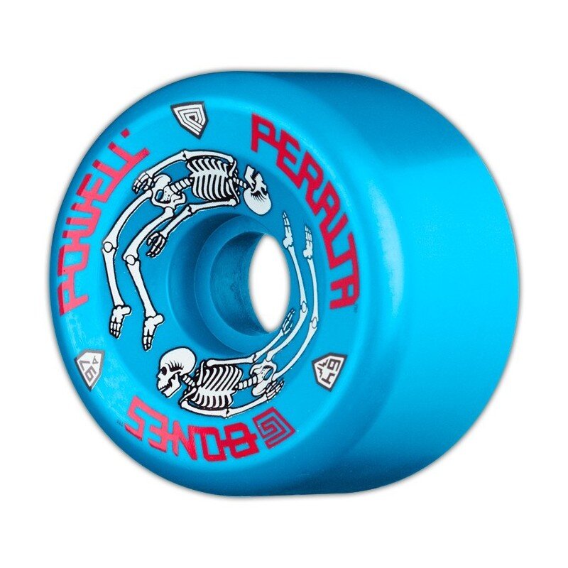 фото Колеса для скейтборда для cкейтборда powell peralta g-bones blue 64 мм 97a 2020