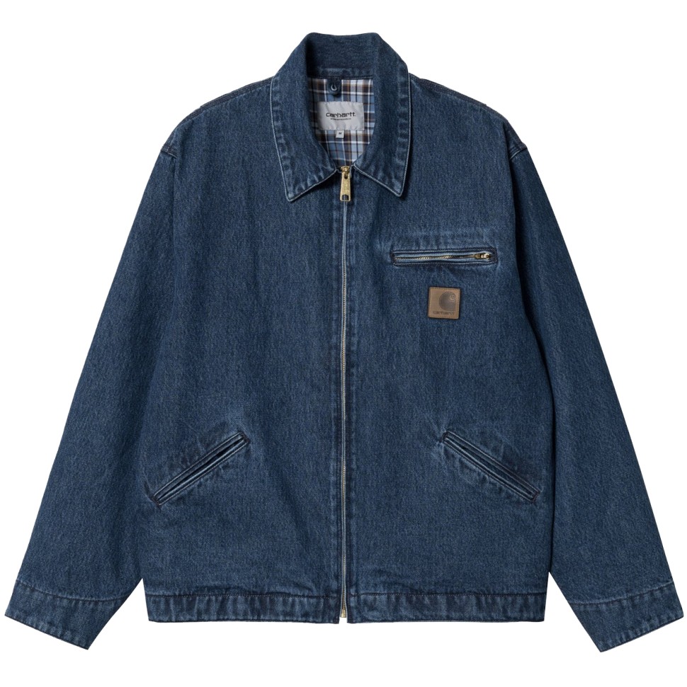 Куртка CARHARTT WIP Rider Jacket Blue Stone Washed 4064958500834, размер M - фото 1