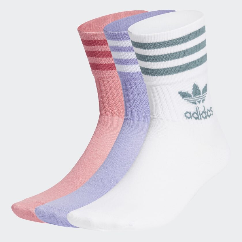 Носки ADIDAS Mid Cut Crw Sck  Hazros/Wilpnk 2021