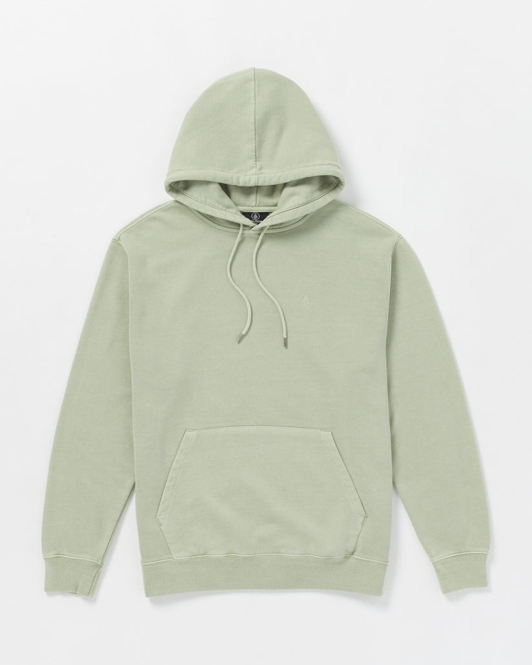 Худи VOLCOM Single Stone Pw Crew FW25 Green Tea