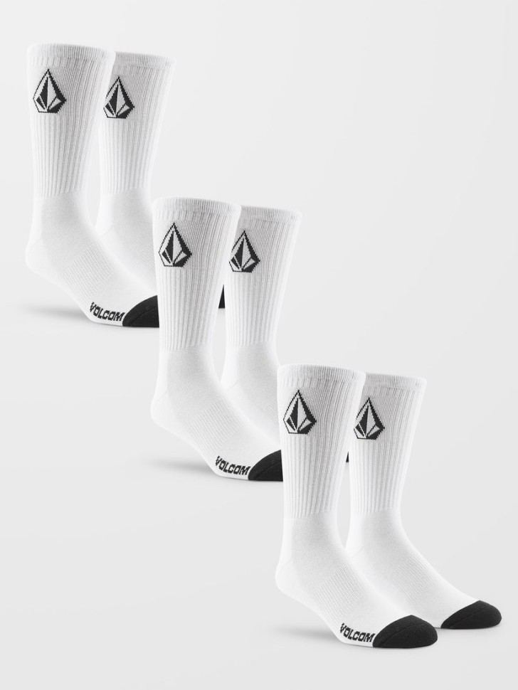 

Носки VOLCOM Full Stone Sock 3Pk FW25 White