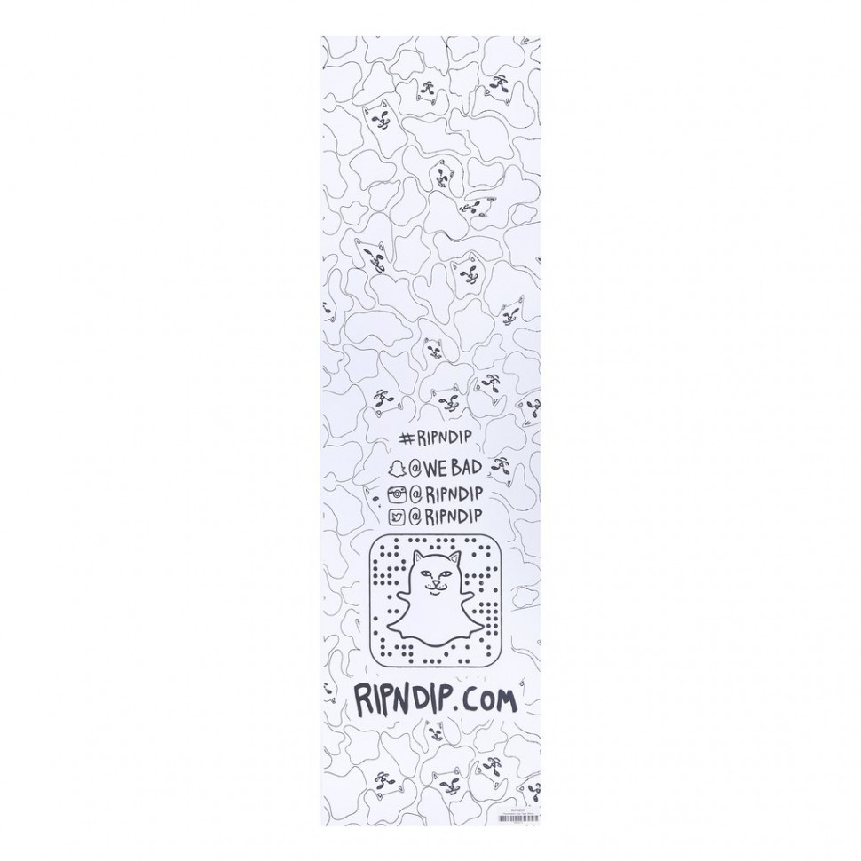 Шкурка для скейтборда RIPNDIP Lord Nermal Griptape Pink 2021 фото 2