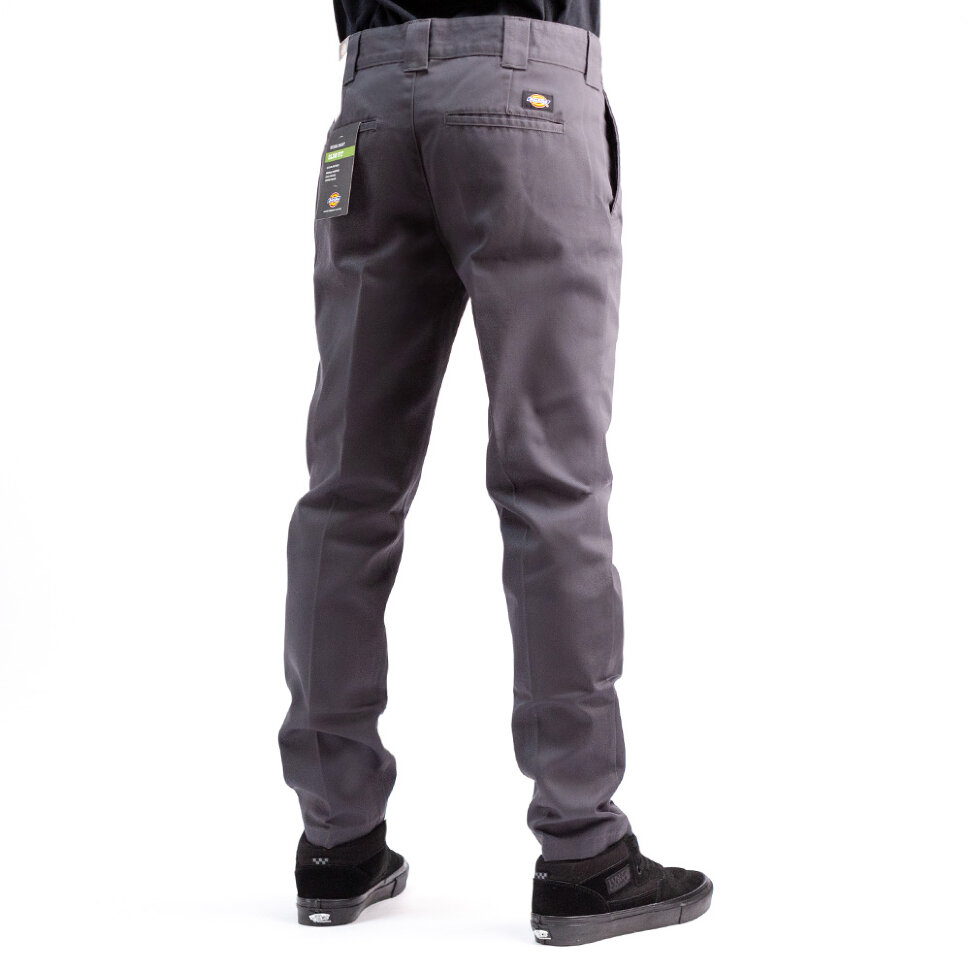 фото Брюки dickies slim fit work pant charcoal grey 2021