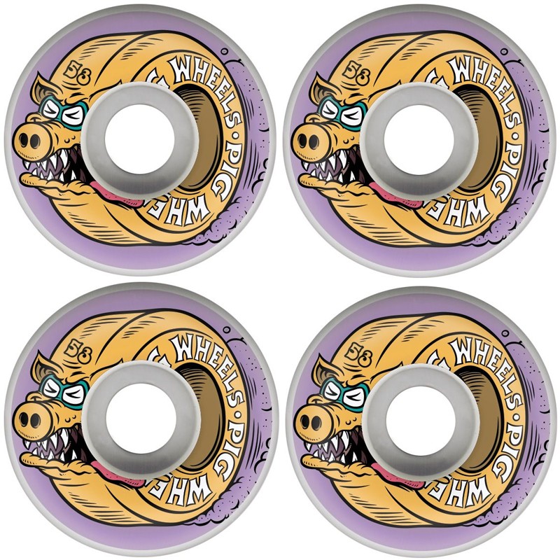 Колеса для скейтборда PIG Hog Wild Purple 53MM 2022 827059403756 - фото 1