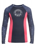 Гидрофуфайка для девочек-подростков ROXY Tropiroxy Ls O G Dress Blues Watercolor Anchor Гидрофуфайка для девочек-подростков ROXY Tropiroxy Ls O G Dress Blues Watercolor Anchor