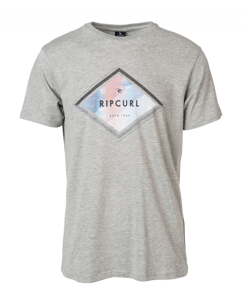 

Футболка RIP CURL A-Frame Tee Cement Marle, Серый, Label Youth, A-Frame Tee