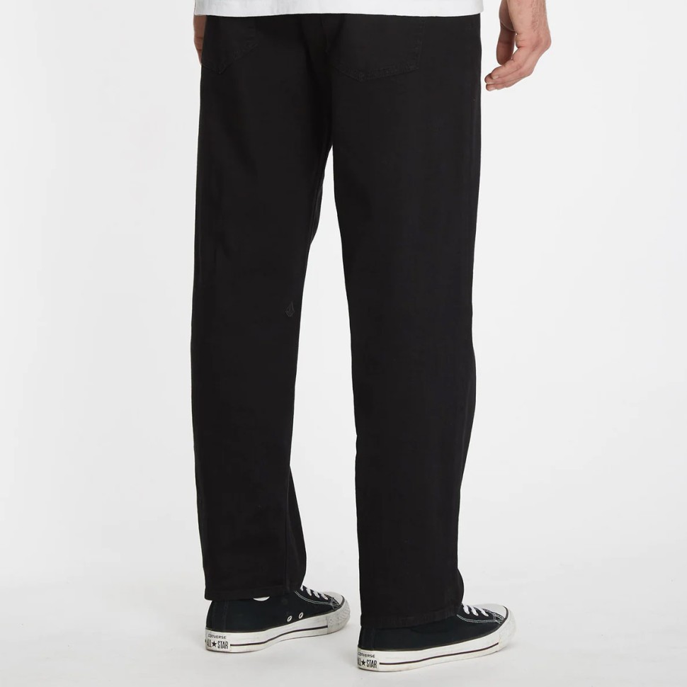 Джинсы VOLCOM Modown Tapered Denim Black On Black 2023 фото 2