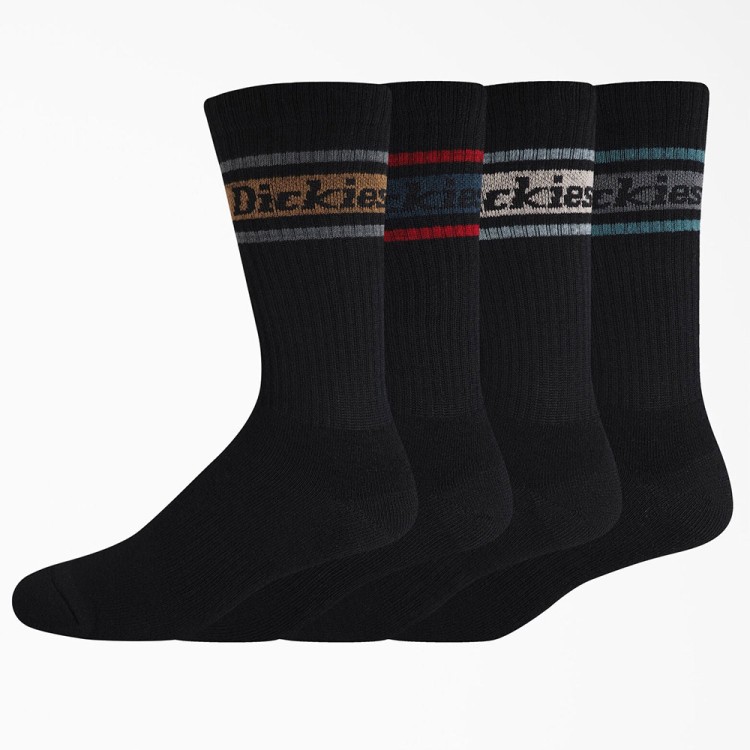 Носки DICKIES Skate Rugby Stripe Socks 4Pk Black, фото 1