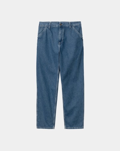 Джинсы CARHARTT WIP Simple Pant SS24 Blue (Stone Washed), фото 1