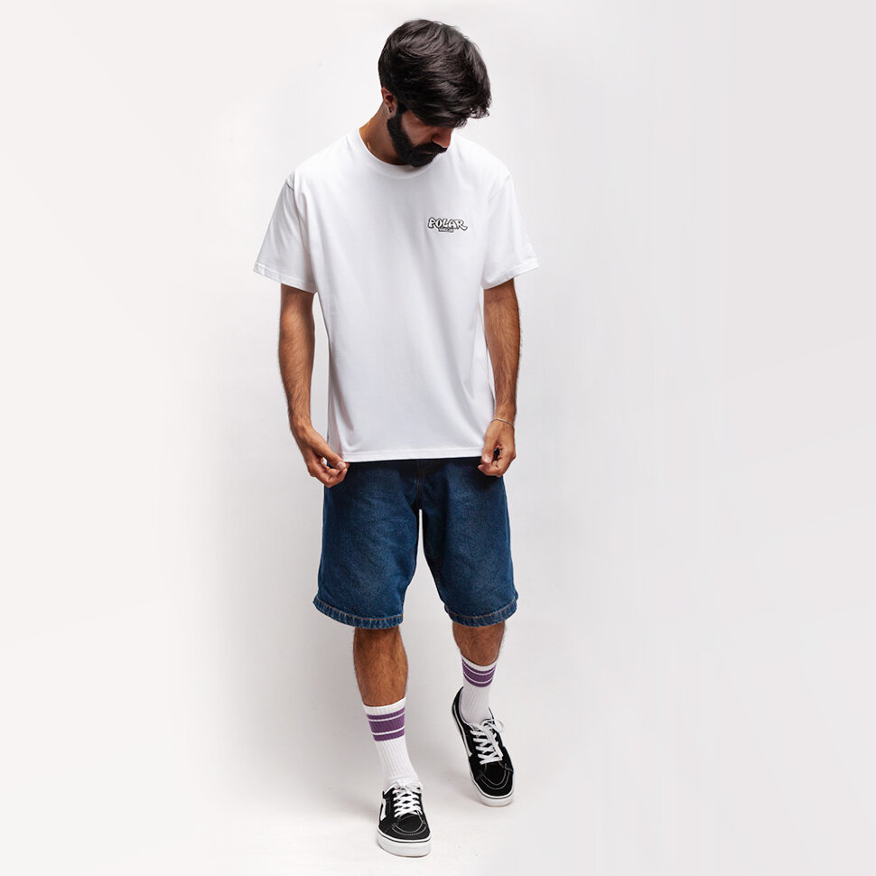 фото Футболка polar skate co. mt. fuji tee ho21 white 2021
