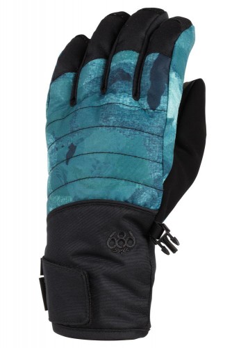 Перчатки для сноуборда женские 686 Wms Infiloft Majesty Glove Camo Rose, фото 1