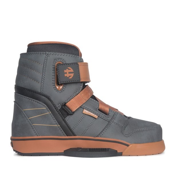 фото Крепления для вейкборда humanoid howl dark grey/brown