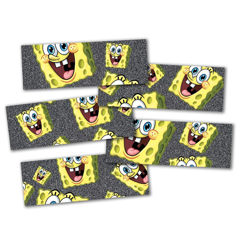 фото Шкурка для скейтборда mob grip spongebob squarepants head grip strips grip tape