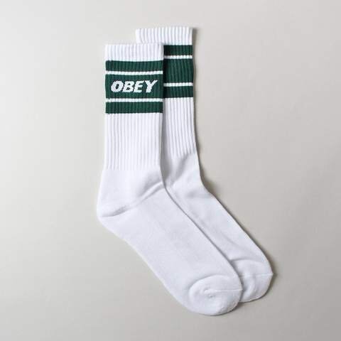 Носки OBEY Cooper Ii Socks White / Deep Teal 2020 193259125690, размер O/S