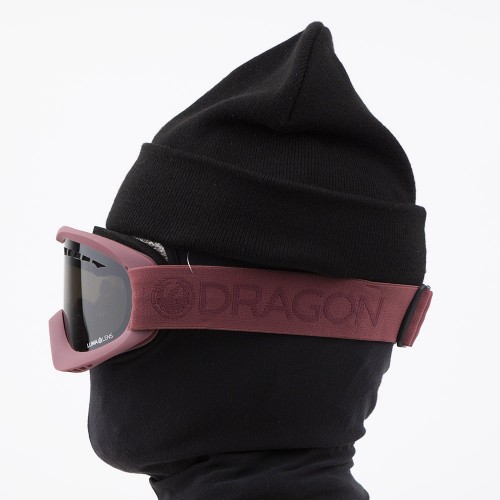 Горнолыжные очки DRAGON Dx Base Light Mauve/Ll Dark Smoke 2021, фото 2