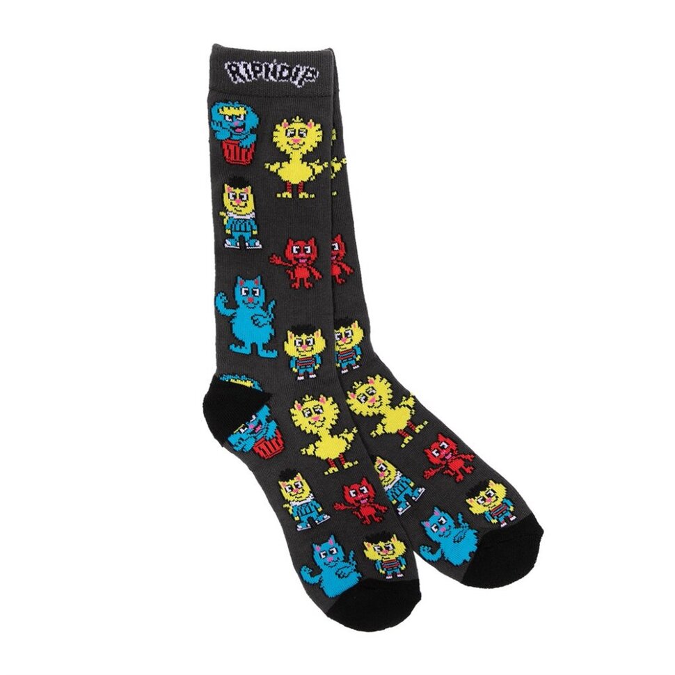фото Носки ripndip nerm street socks black 2021
