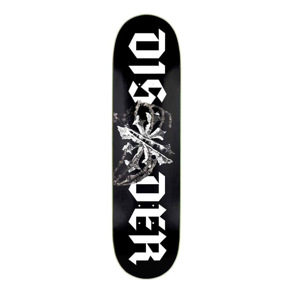 Дека для скейтборда DISORDER SKATEBOARDS Hands Of Chaos Deck Black\White 8.125 дюйм