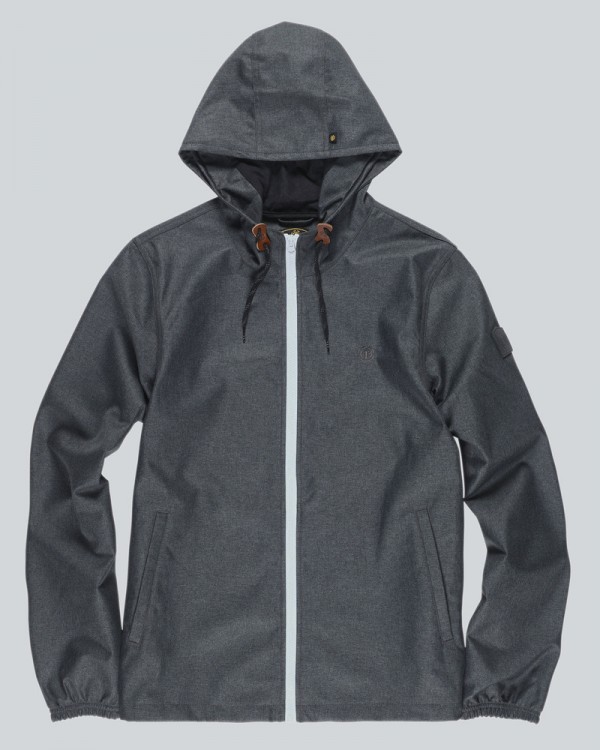Куртка мужская ELEMENT Alder Light Flint Black Htr, фото 1