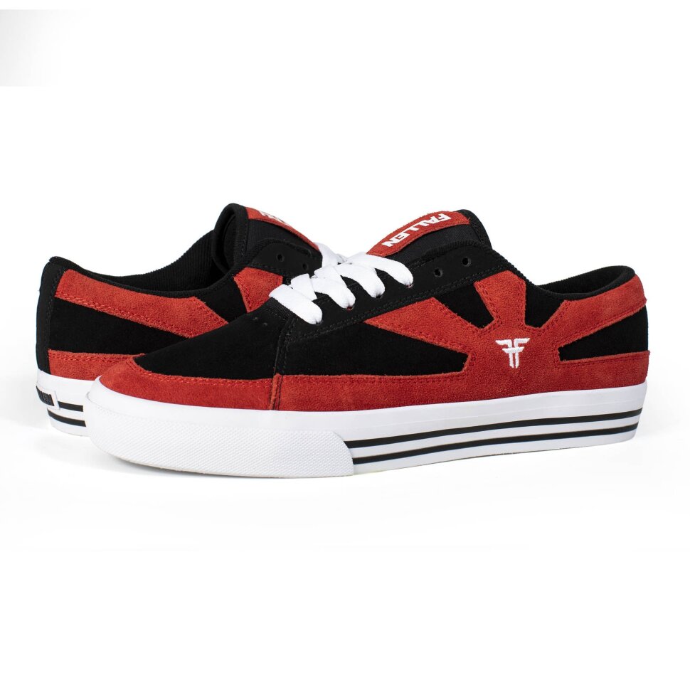 Кеды FALLEN Rising Sun Black/Red 2021 фото 2